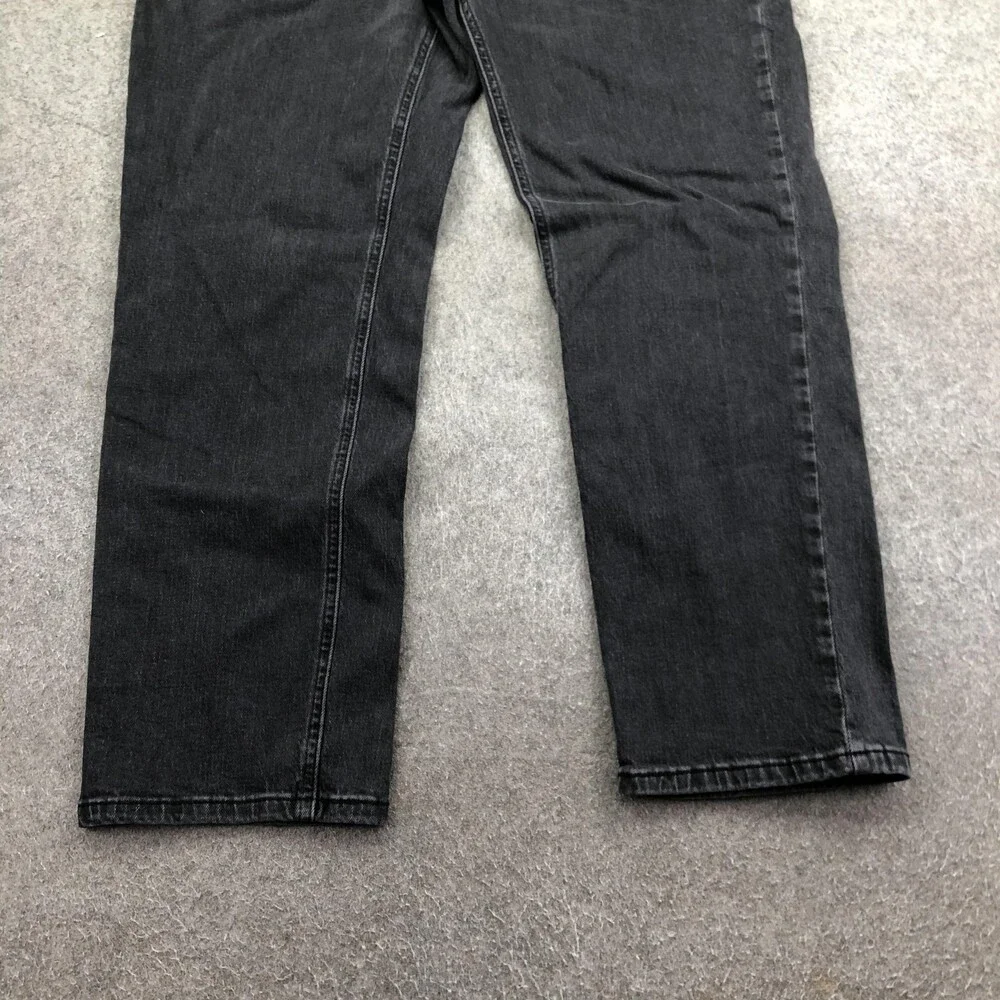 Levis 541 Jeans Mens 36x30 Black Charcoal Wash Athletic Straight Denim Pants